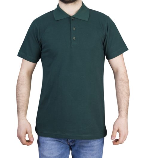 Polo Yaka Penye Tişört Haki